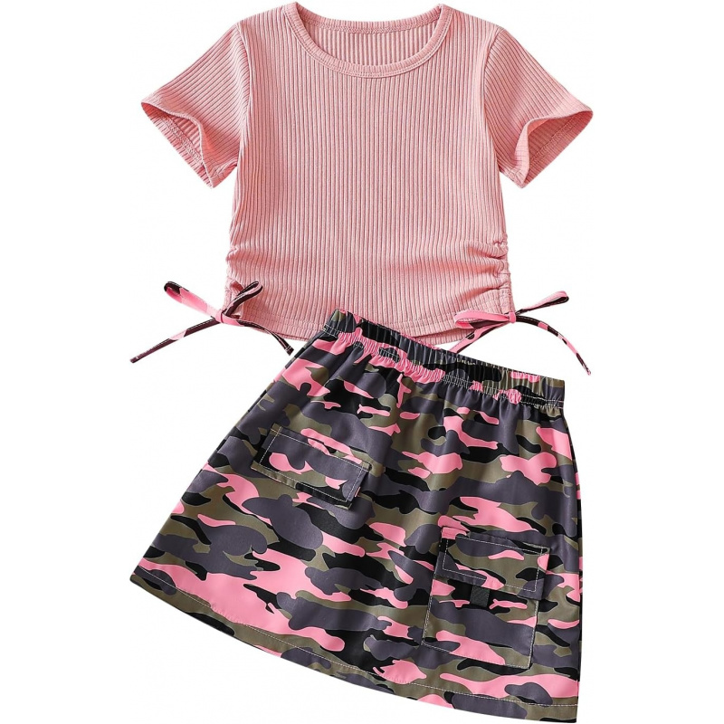 Girls' 2-Piece Skirt Set