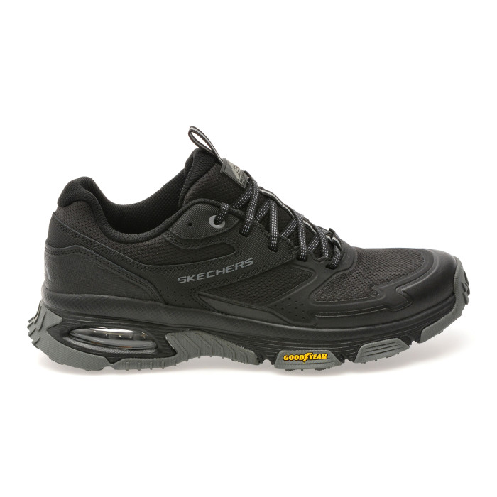 Pantofi sport SKECHERS negri, SKECH-AIR ENVOY, din material textil