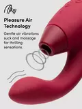 Womanizer Duo 2 Rechargeable Silicone G-Spot and Clitoral Stimulator