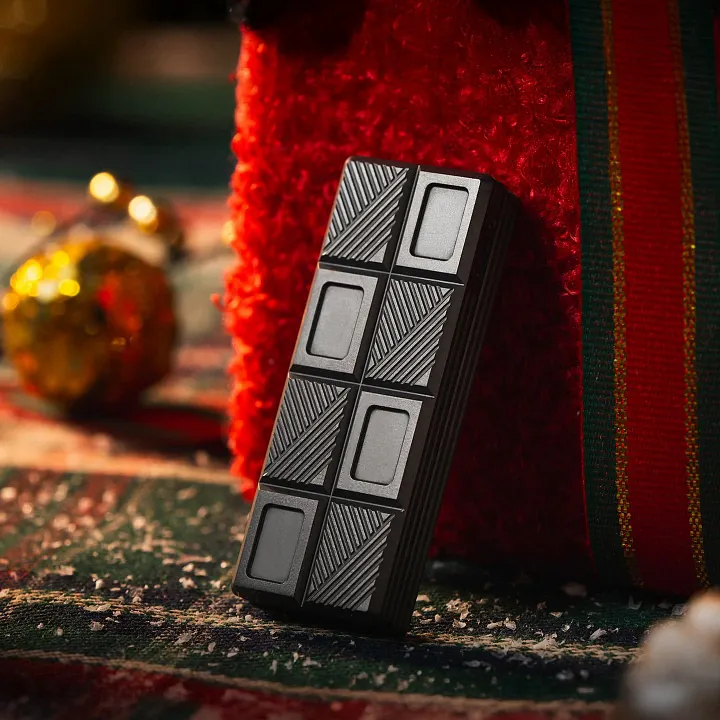 01 EDC Wafer Biscuit 2.0-Chocolate Fidget Slider