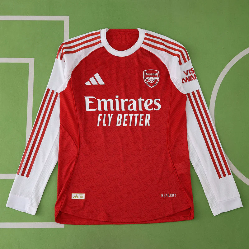 Arsenal Player Home Jersey 2025/26 Long Sleeve