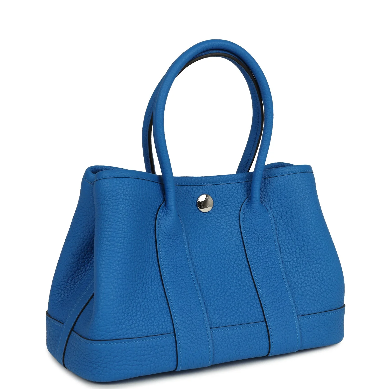 Hermes Garden Party Neo 23 Bleu Hydra Negonda Palladium Hardware