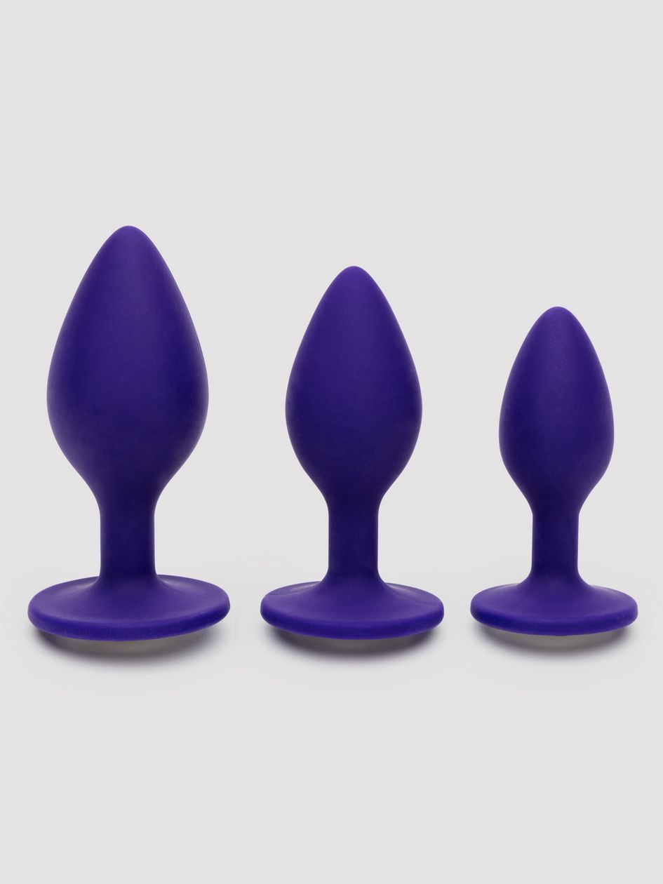 Lovehoney Jewelled Silicone Butt Plug Set