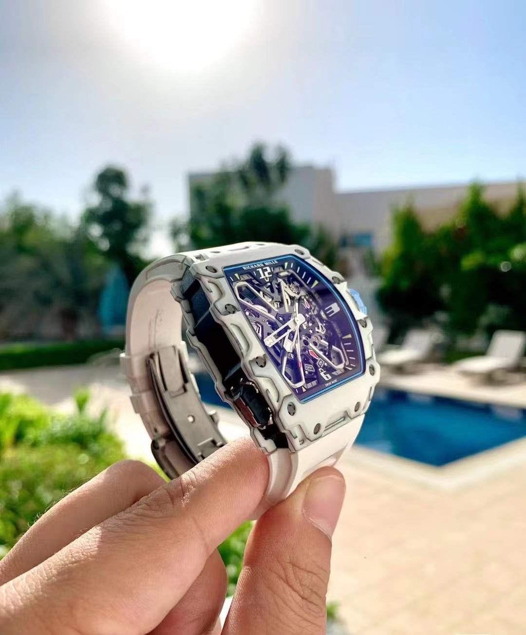 Richard Mille RM 35-03 Rafa Nadal White Carbon Quartz TPT