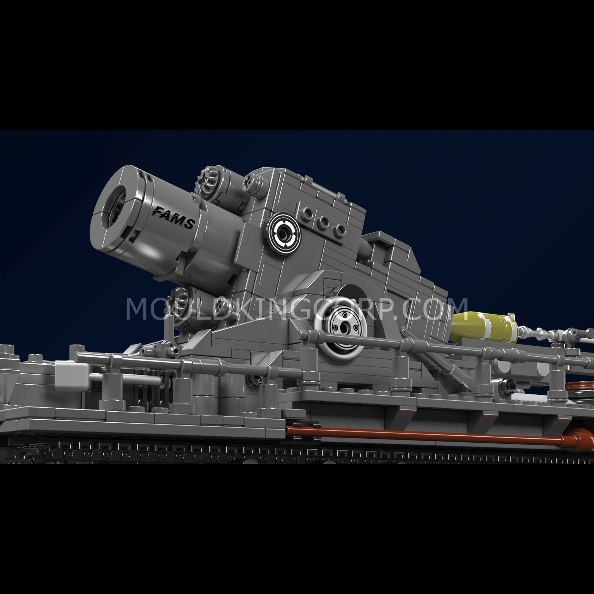 Mould King 20028 Remote Controlled Karl Mortar Tank Building Set | 1,648 Pcs