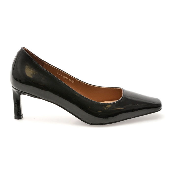 Pantofi eleganti FLAVIA PASSINI negri, 83537, din piele naturala lacuita