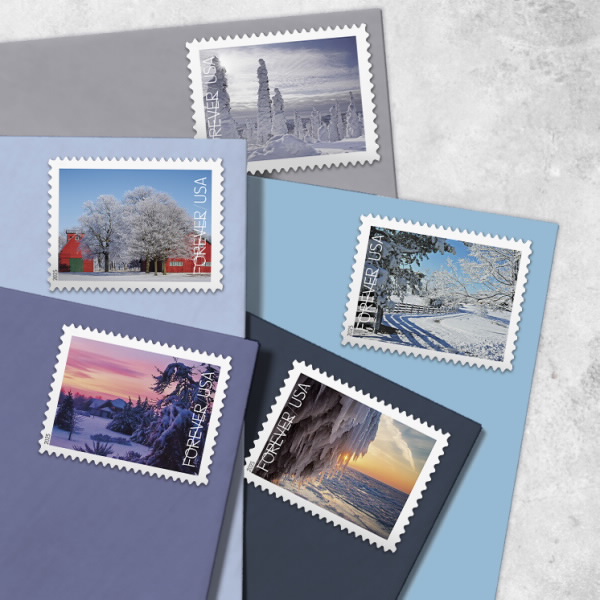 Winter Landscapes Stamps 2025
