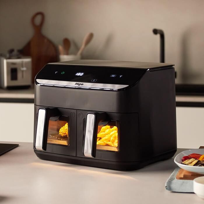 HIGO - Friggitrice ad aria con doppio cestello FA-81