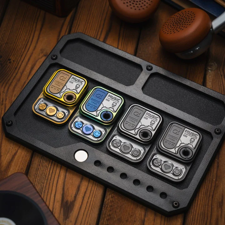 01 EDC CD Player Cube Fidget Slider