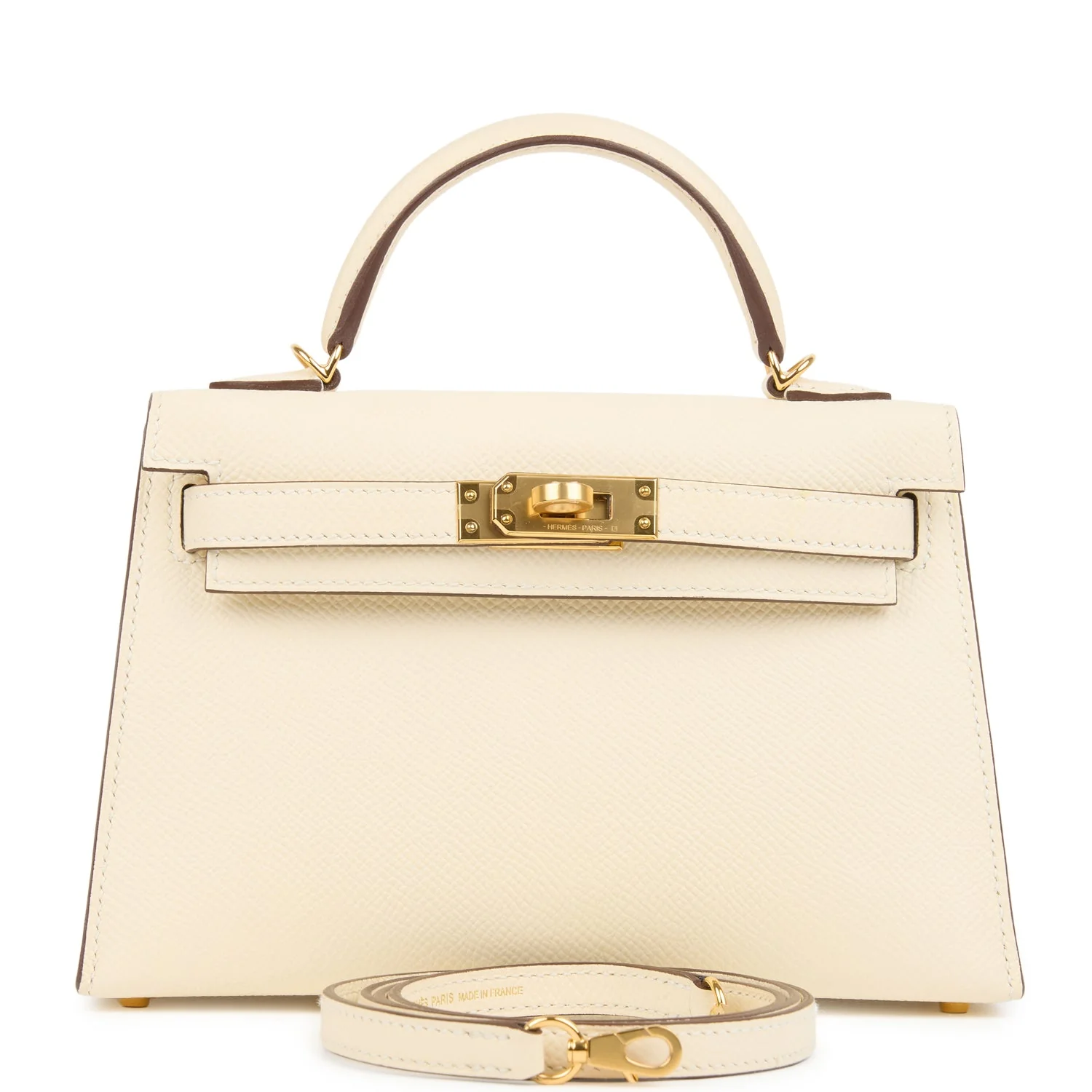 Hermes Kelly Sellier 20 Nata Epsom Gold Hardware