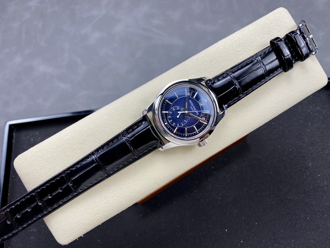 Replica Patek Philippe Complications Annual Calendar White Gold 5205G 013 40mm Mens Watch