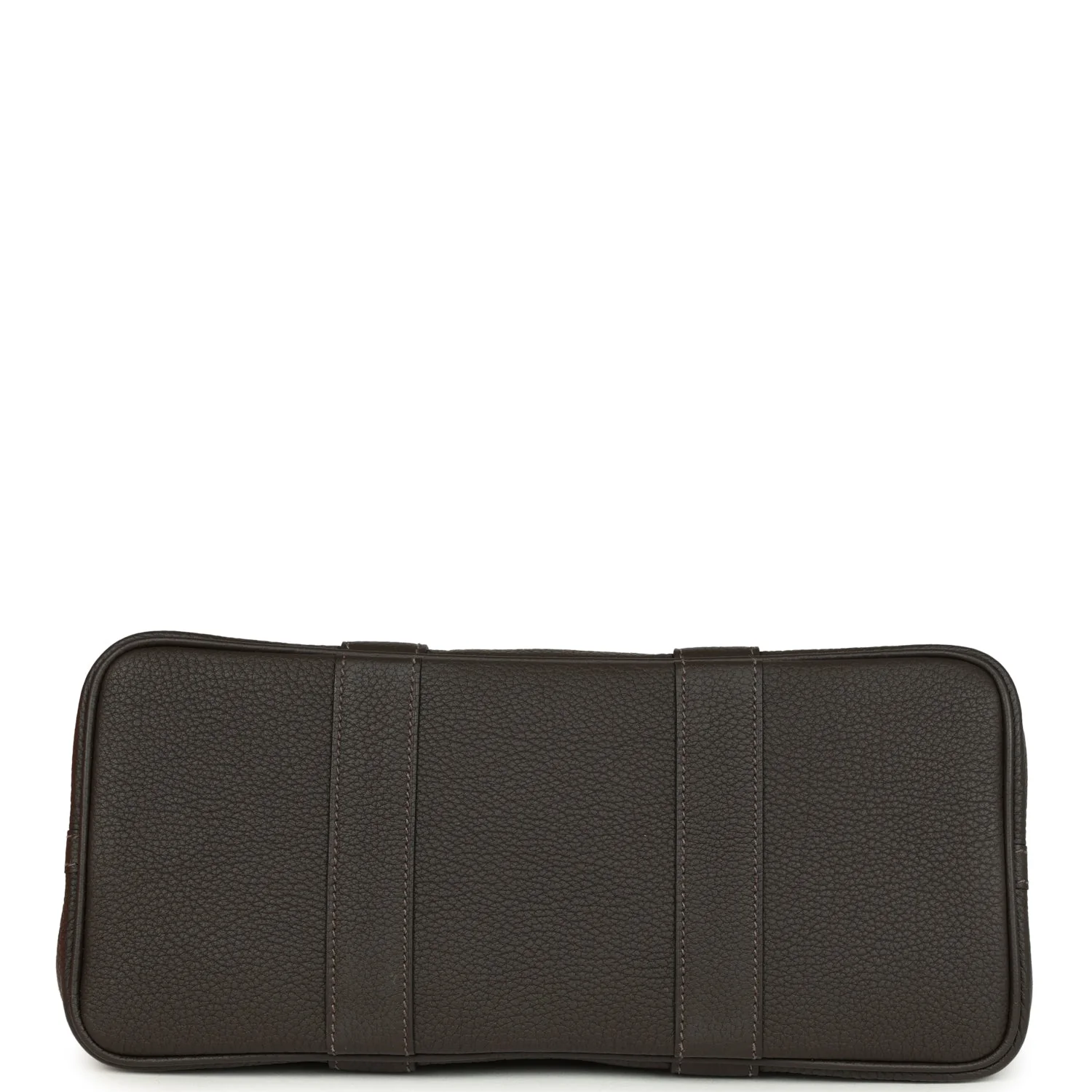 Hermes Garden Party 30 Ebene Toile Officier Canvas and Negonda Palladium Hardware