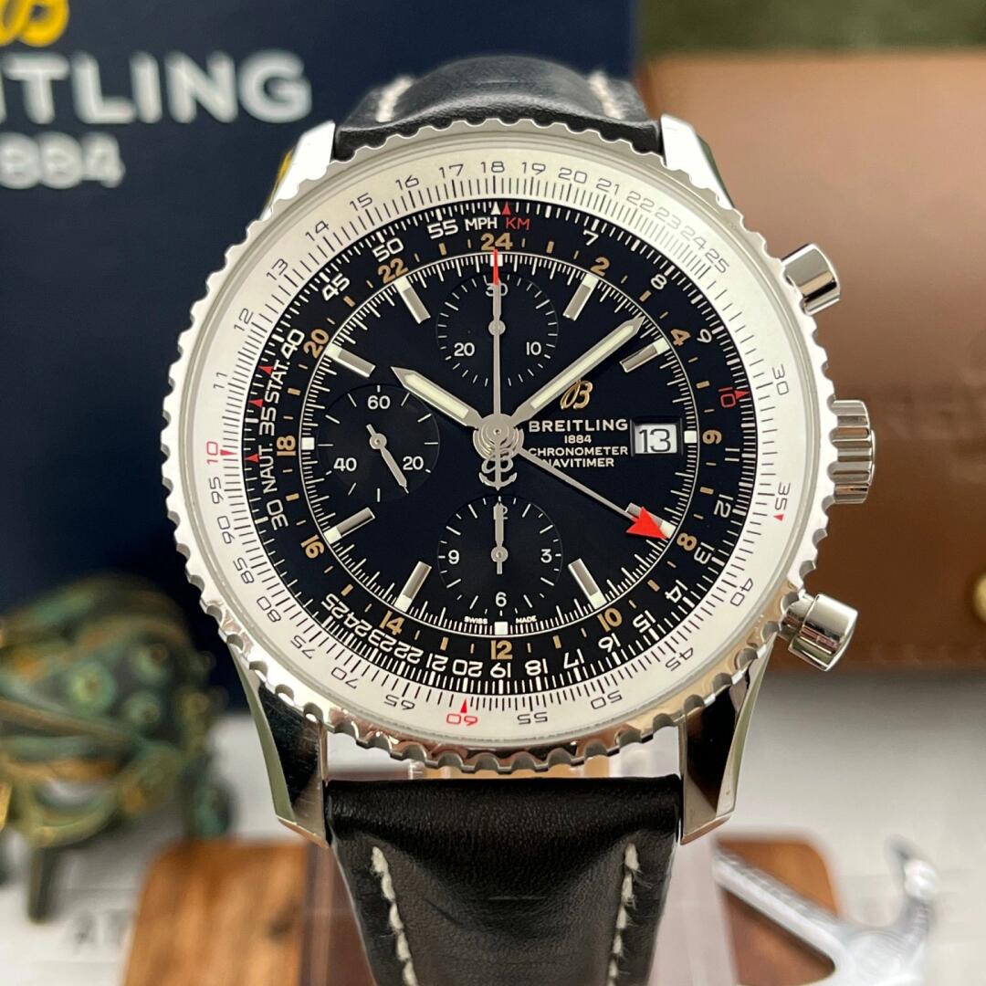 Navitimer GMT Black Dial 46mm