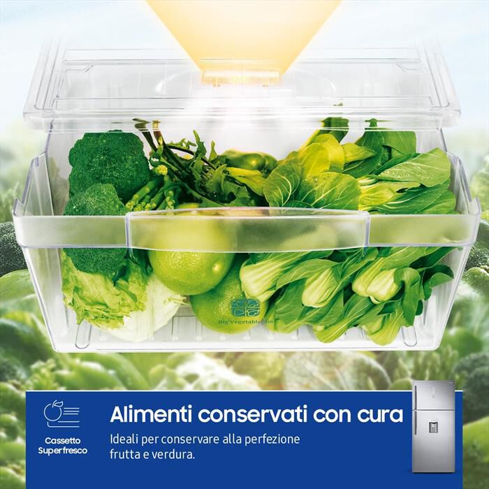 SAMSUNG - Frigorifero 2 porte RT62K711RSL/ES Classe E 620 lt-INOX