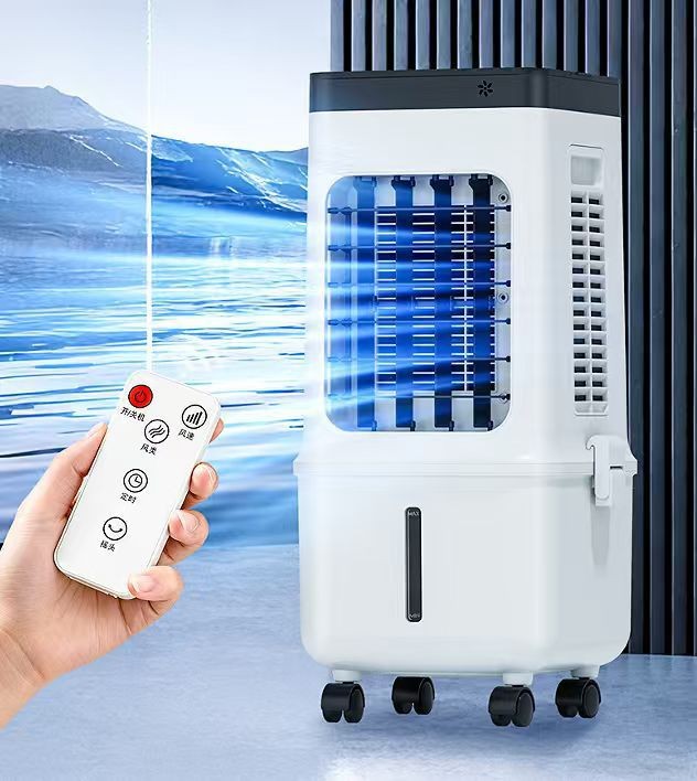 Foreign Trade Cooling Fan Air Conditioner Fan Household Refrigeration Small Mobile Water-Cooled Air Conditioning Fan Cross-Border Air Cooler