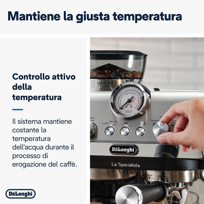 DE LONGHI - Macchina da caffè LA SPECIALISTA ARTE EC9155.MB-Dark grey