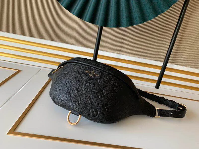 Louis Vuitton Monogram Empreinte Bumbag Black/Beige
