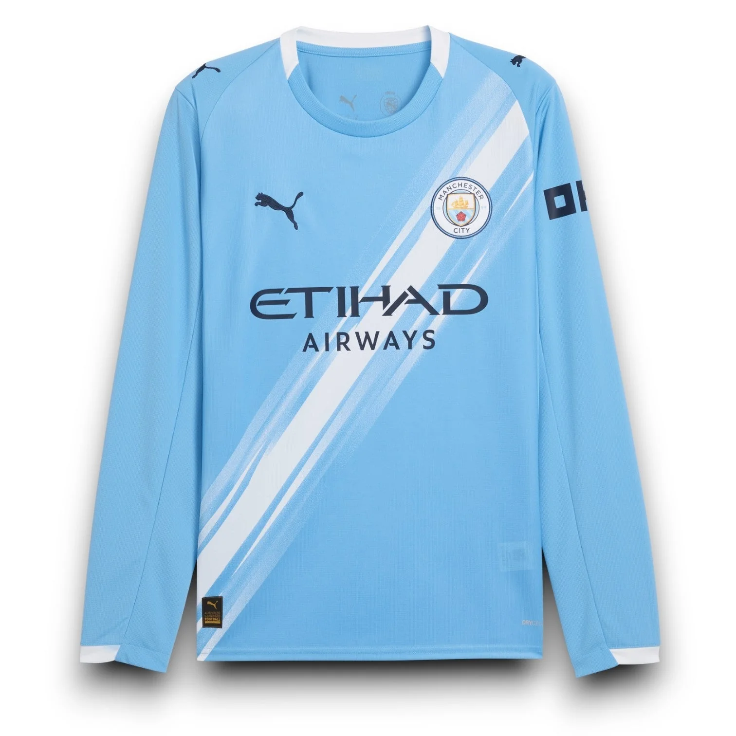 Manchester City Home Jersey 2025/26 Long Sleeve