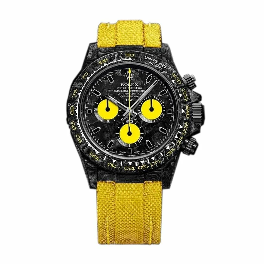 Rolex Daytona DiW NTPT Carbon 46490 Lemon Edition