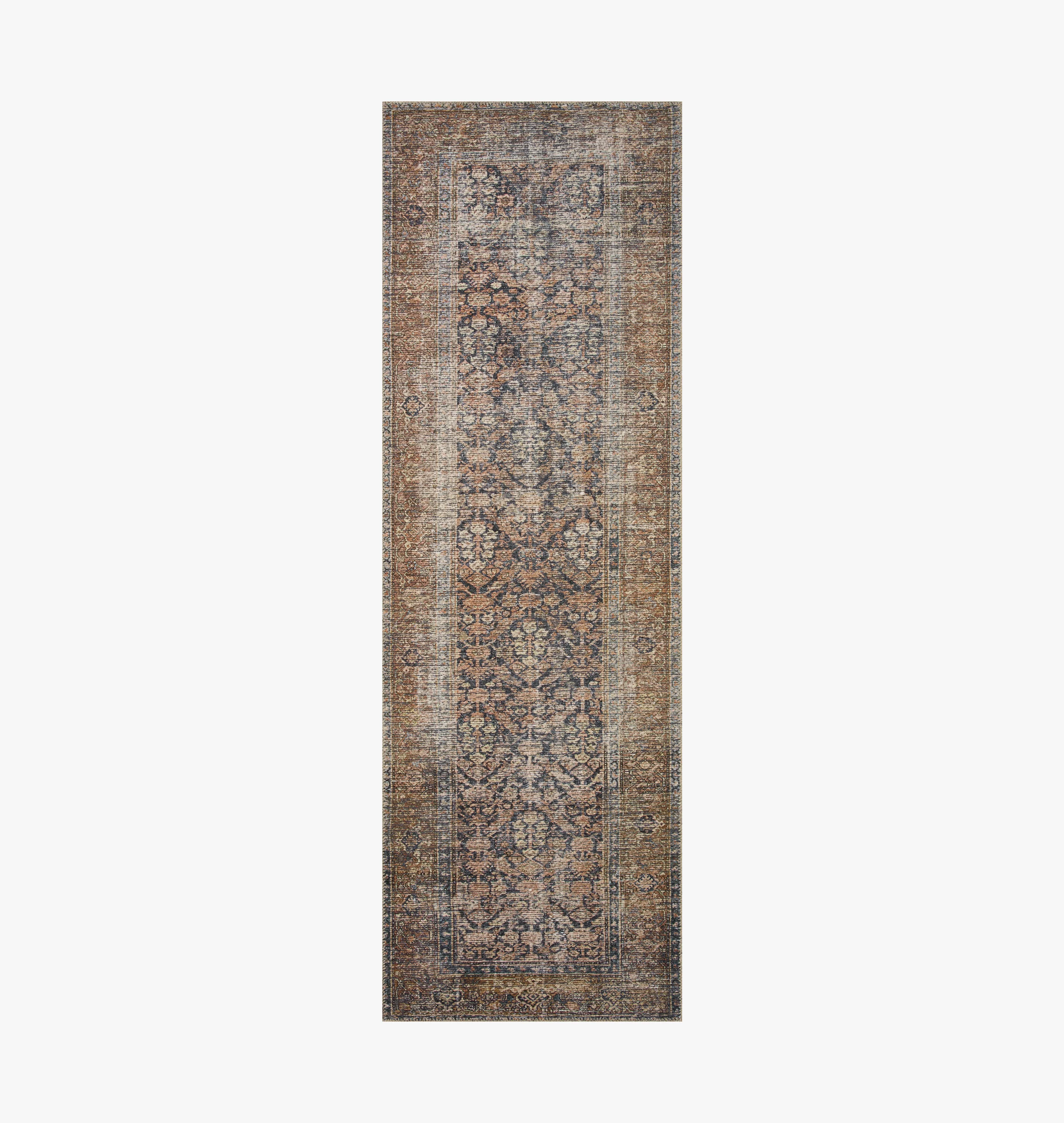 Billie BIL-01 Ink / Salmon Area Rug