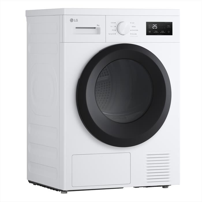 LG - Asciugatrice RNA1008NWK 8Kg Classe D-Bianco