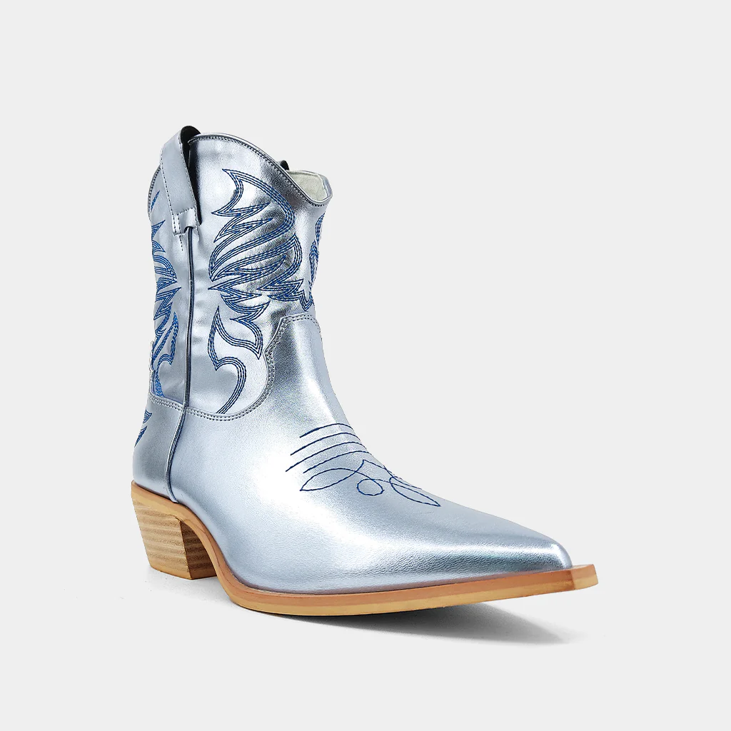 Zen Western Boot 鈥?Slate Blue