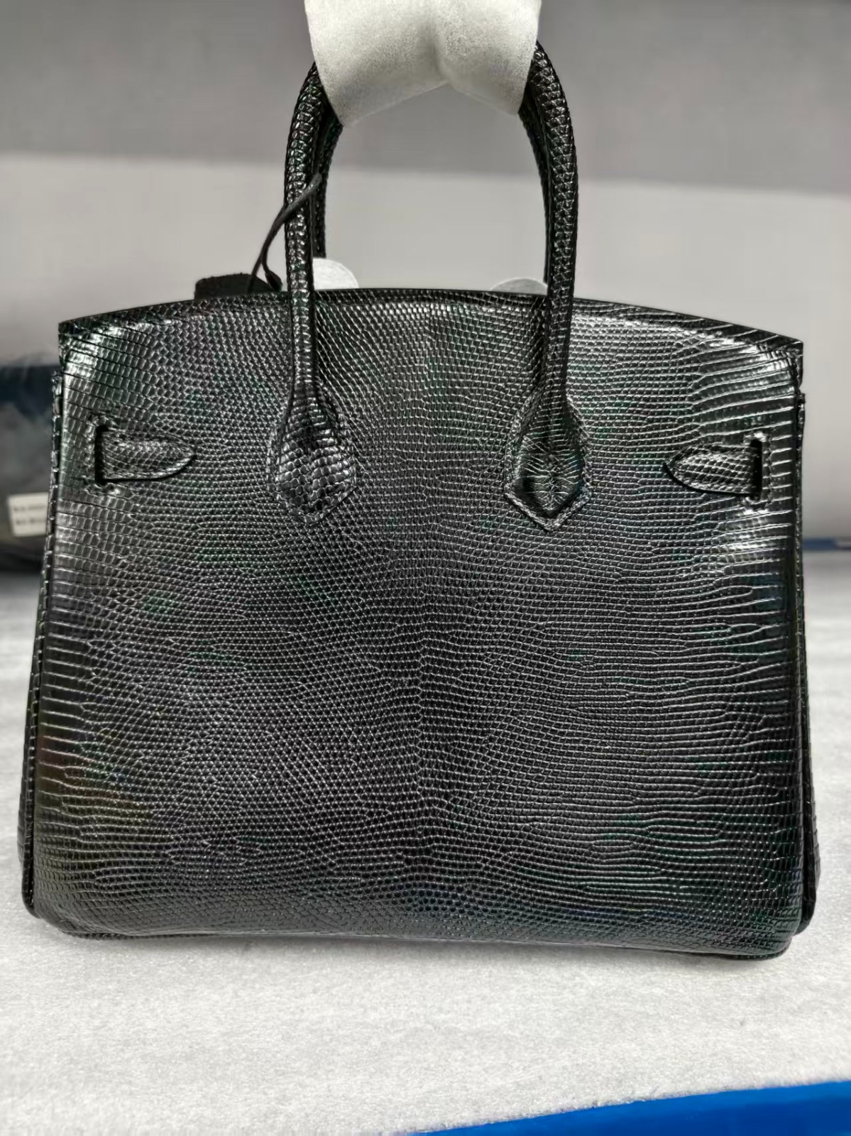 Birkin 25 Custom-made lizard skin with gold buckle - Artisantouchss