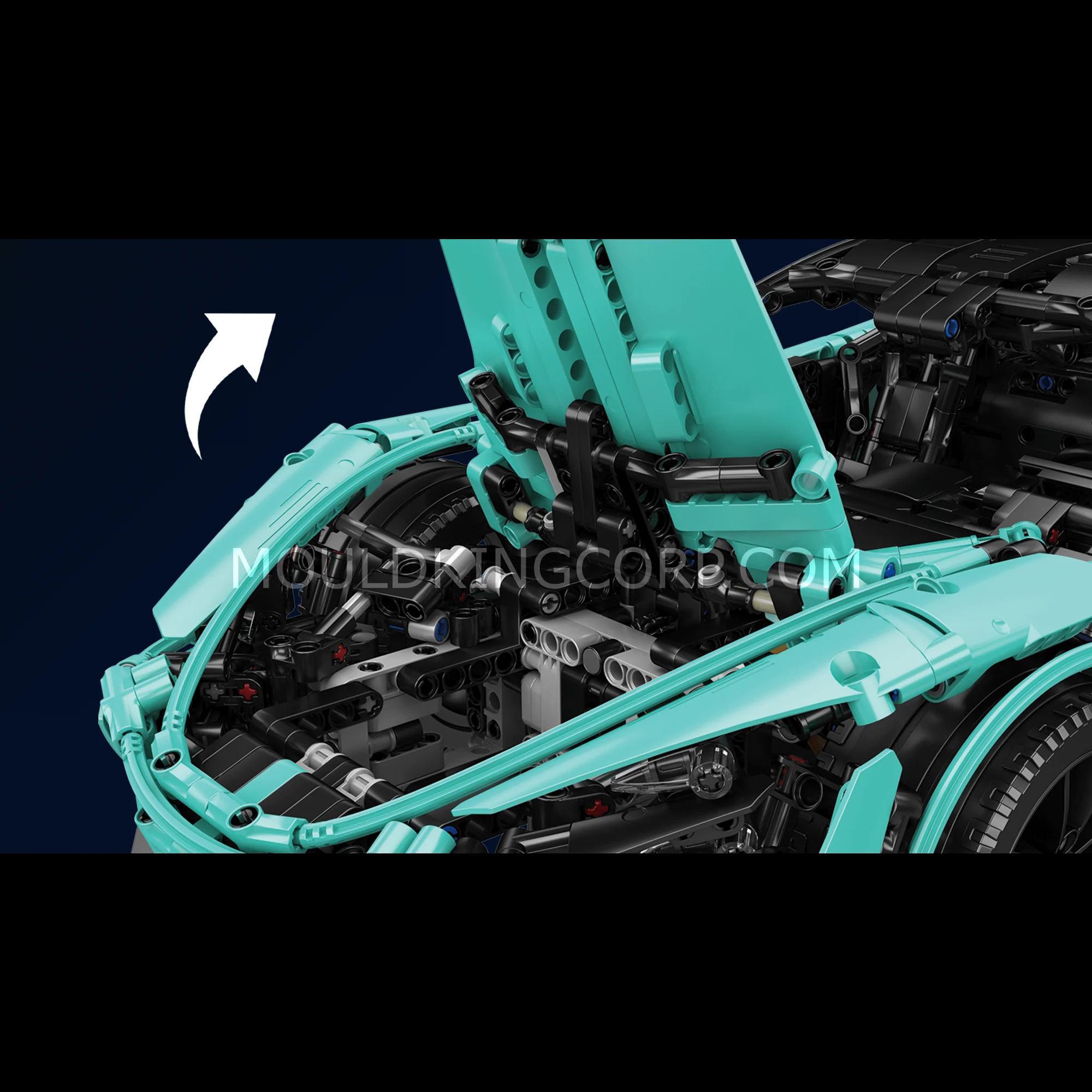 Mould King 13167 720S Tiffany Sports Car Remote Controlled Building Set | 3,188 PCS