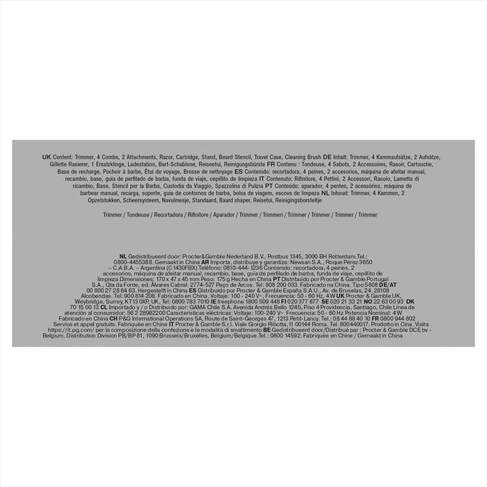 BRAUN - Regolabarba BT9420-NERO/GRIGIO