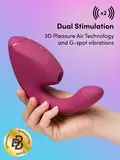 Womanizer Next Duo 3D Pink G-Spot and Clitoral Suction Stimulator