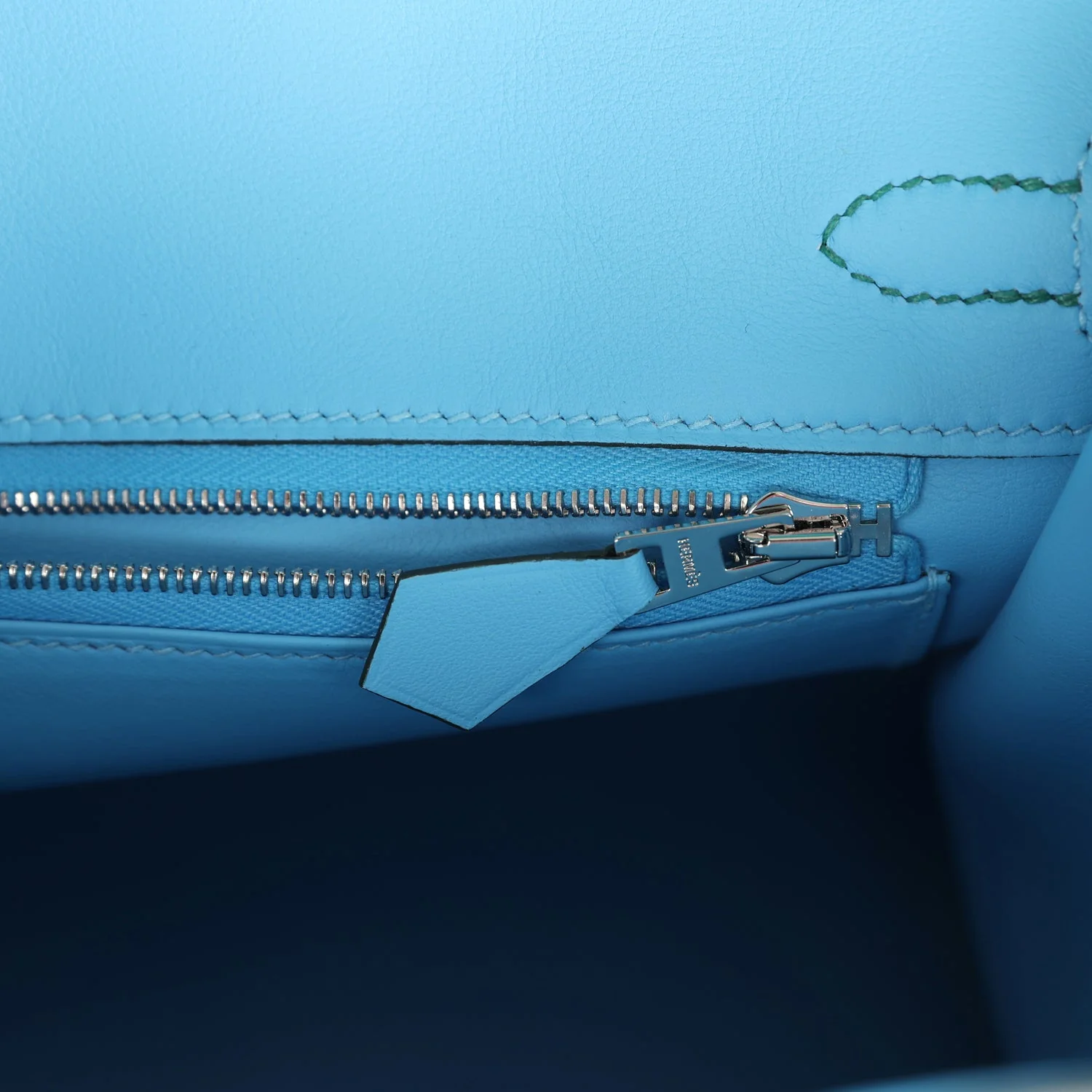 Hermes Birkin 25 Vert Vertigo Verso Swift Palladium Hardware