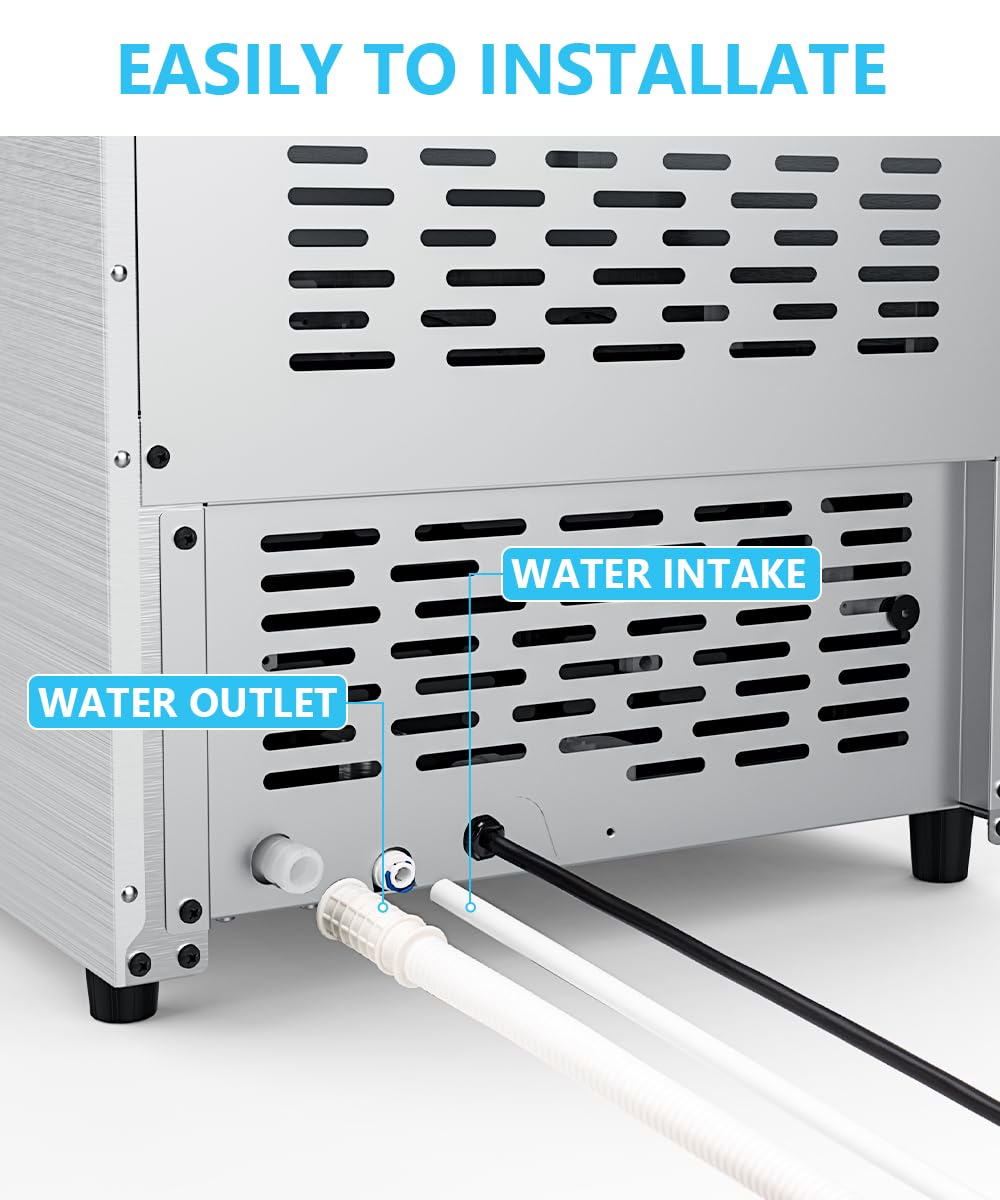 🔥clearance sale🔥 100LBS/200LBS/265LBS  Freestanding Commercial Ice Maker