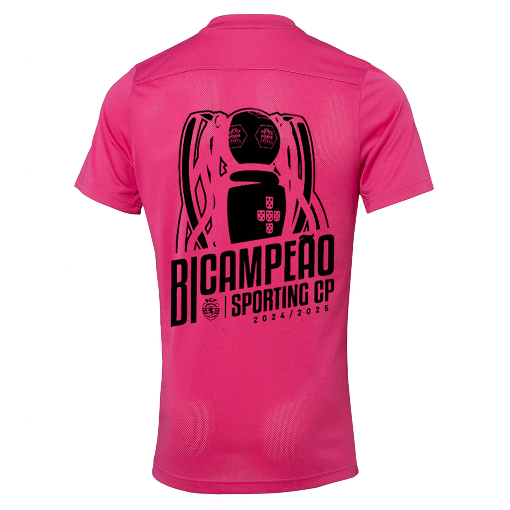 Camisola Sporting Outubro Rosa BICAMPE?O 2024/25 - MODELO EXCLUSIVO! ????