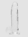 Lovehoney Enjoy Clear Dildo with Balls 8 Inch