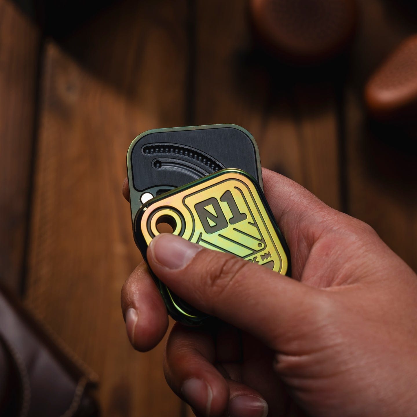 01 EDC CD Player Cube Fidget Slider