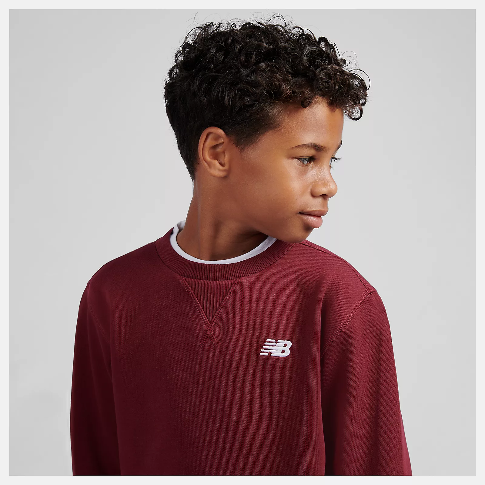 French Terry Small Logo Crew