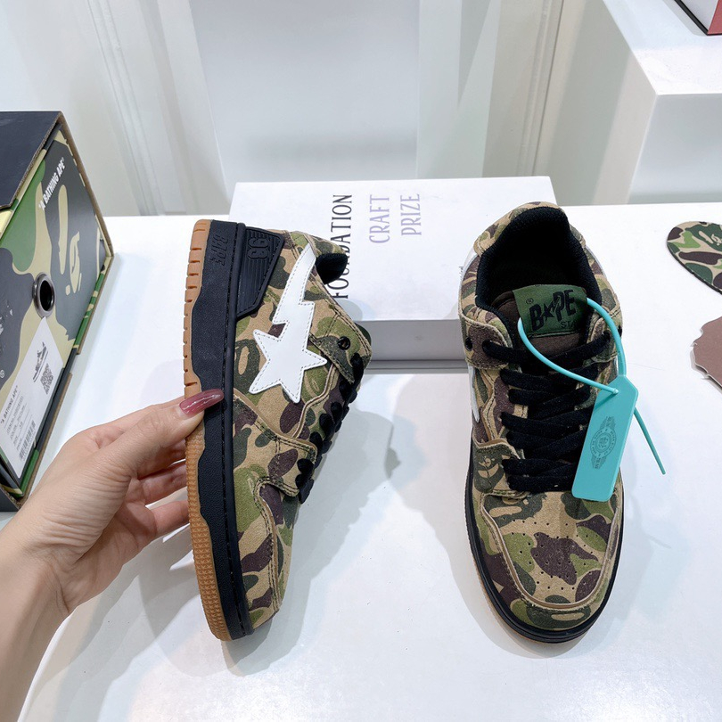Bape SK8 STA Sneaker Size 36-45   8-Color