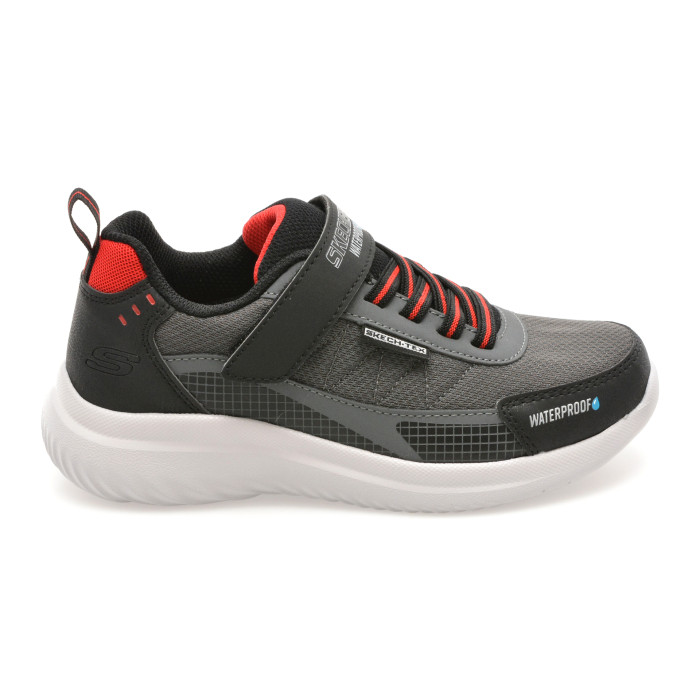 Pantofi sport SKECHERS negri, BOUNDER 2.0, din material textil