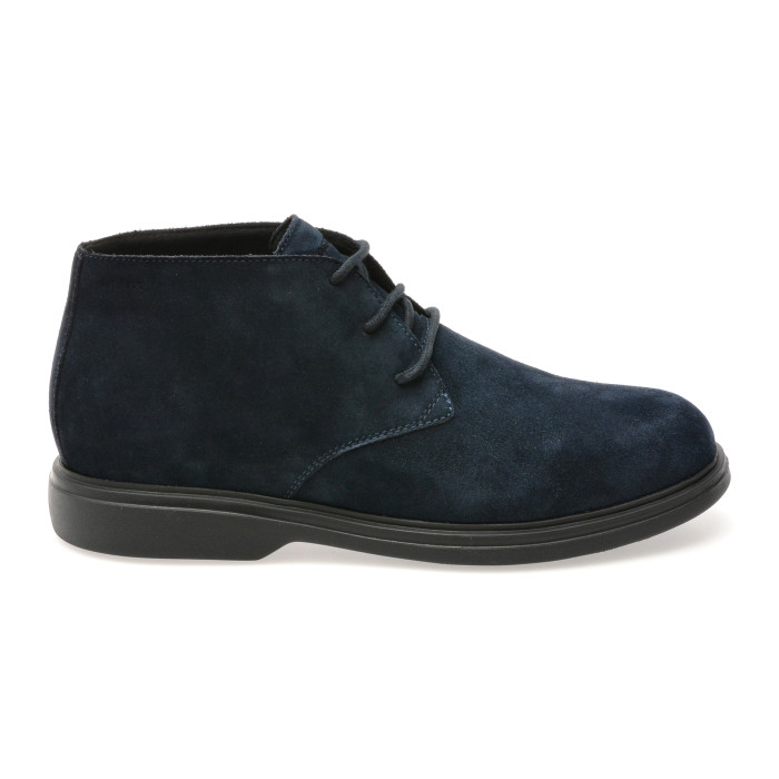 Ghete GEOX bleumarin, U16DCB, din piele intoarsa