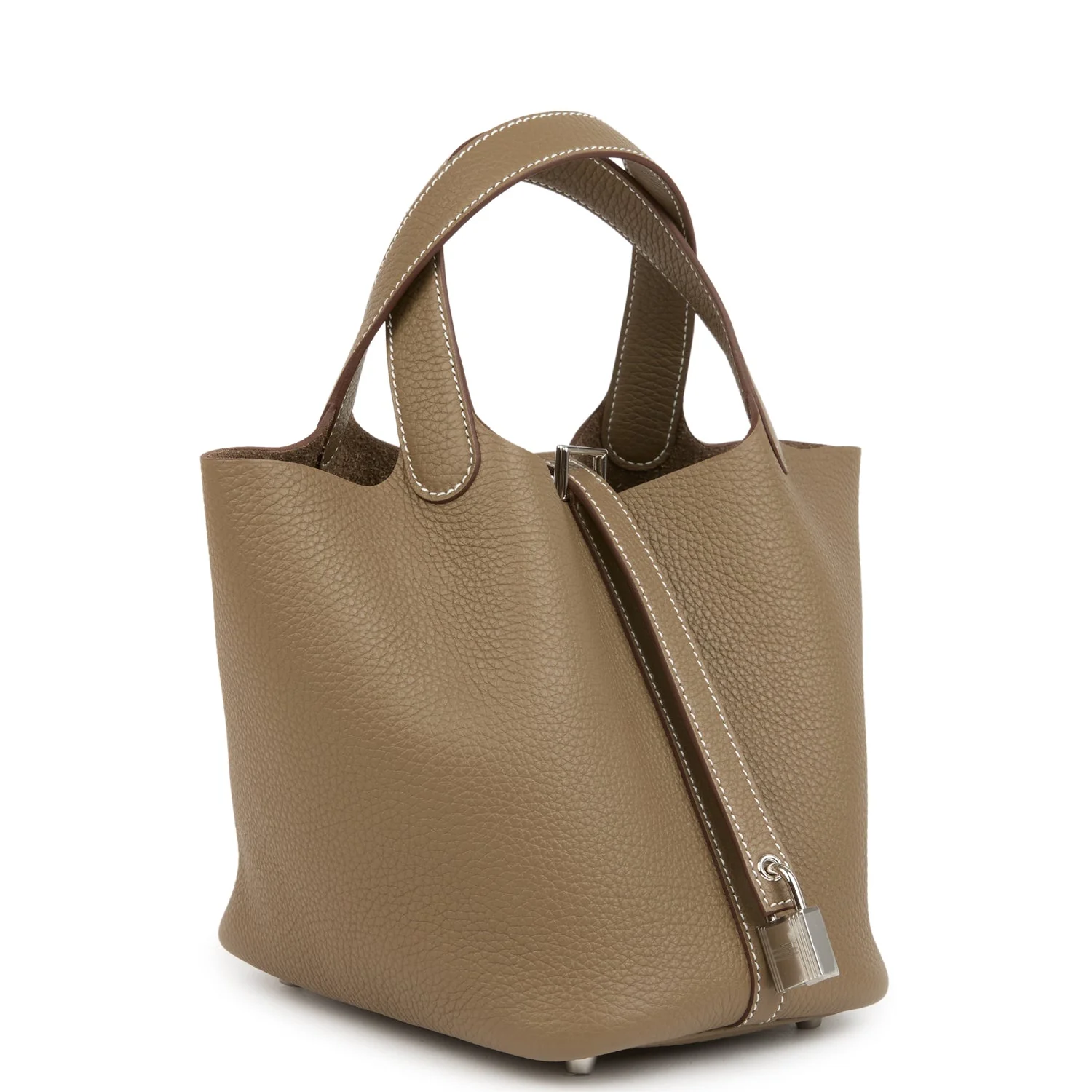 Hermes Picotin Lock 18 Etoupe Clemence Palladium Hardware