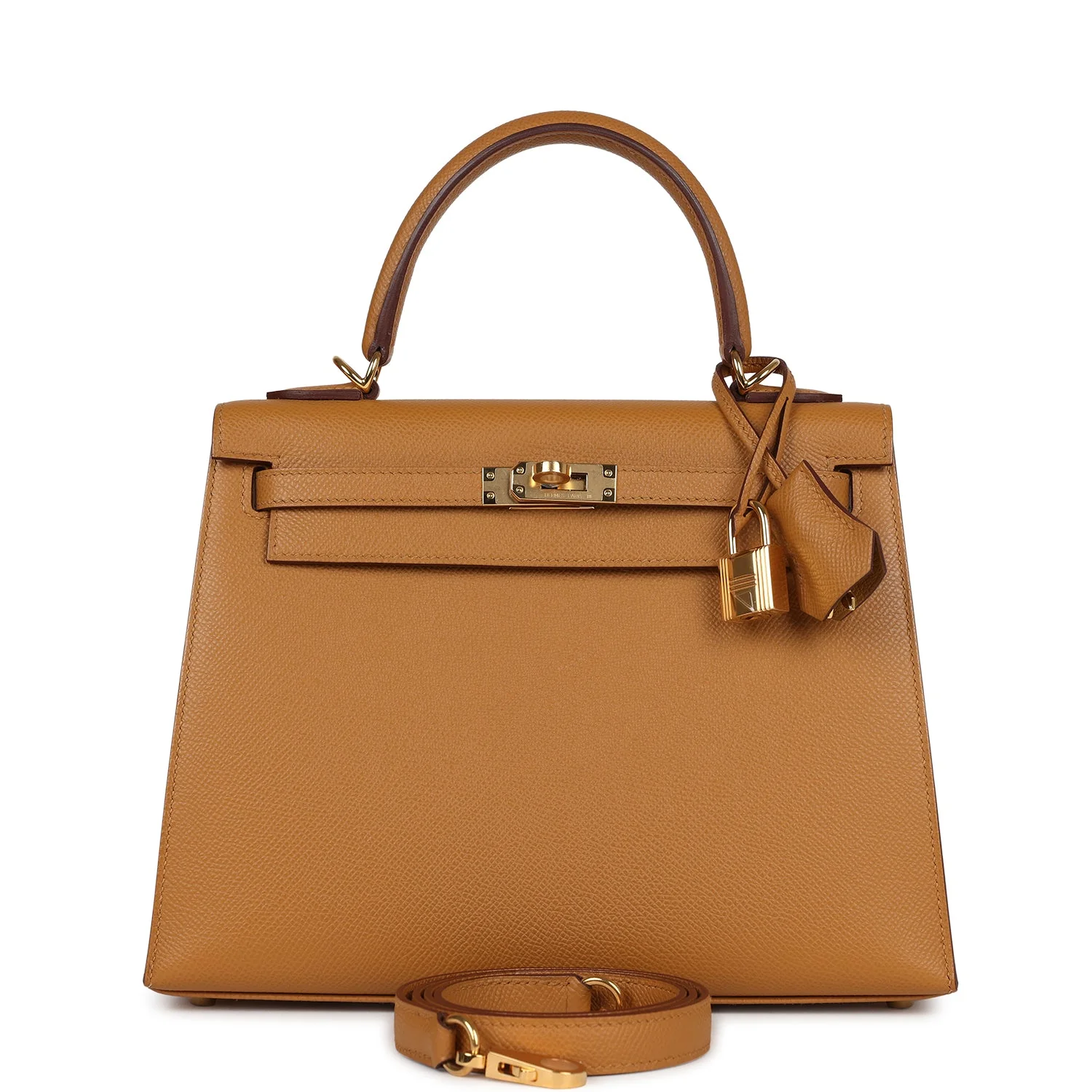 Hermes Kelly Sellier 25 Sesame Epsom Gold Hardware