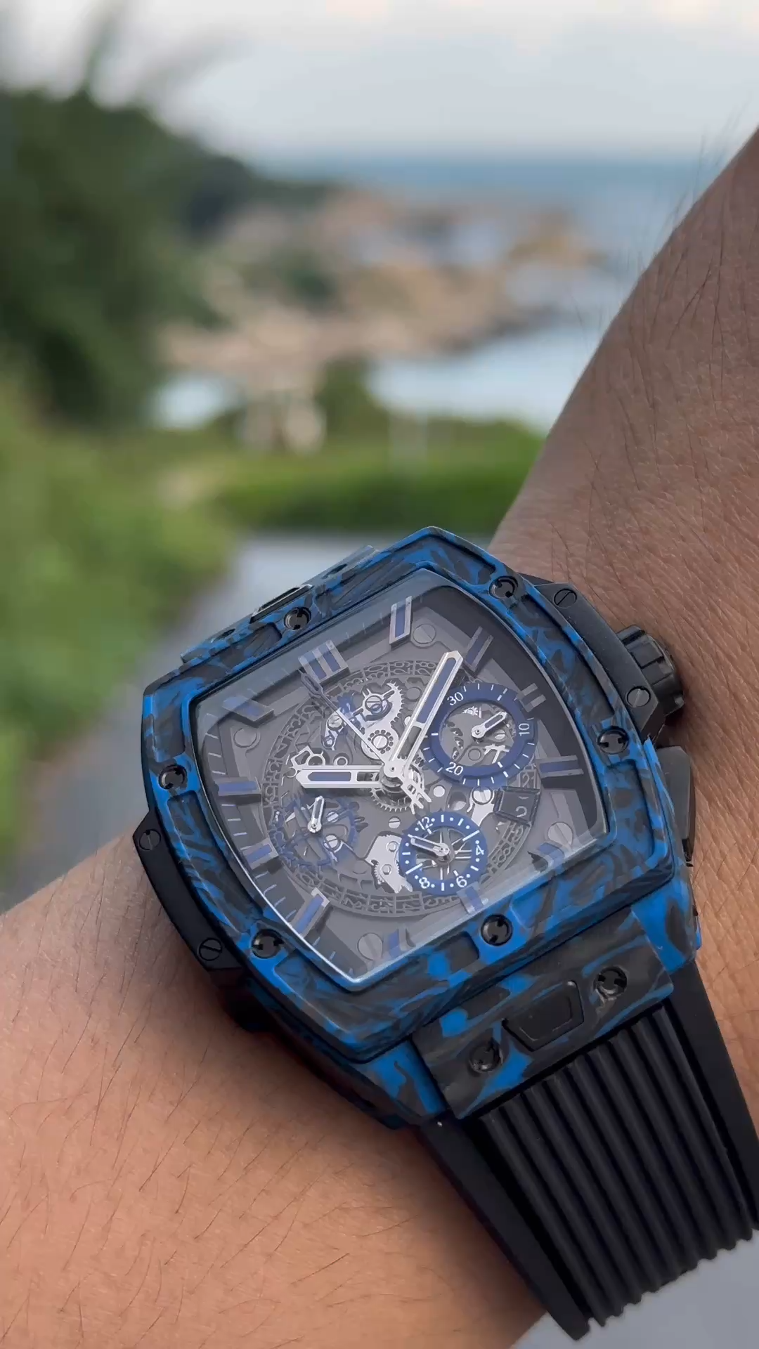 Hublot Spirit of Big Bang Carbon Blue 642.QL.0191.NR.GCH24 42MM 1:1 Clone