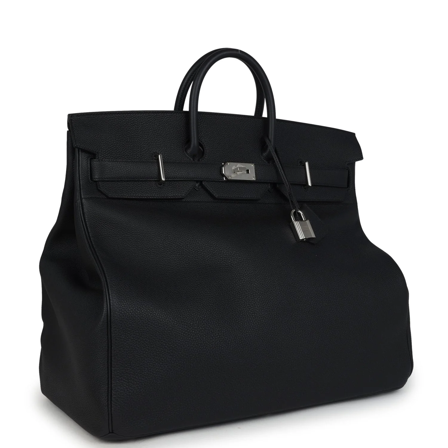 Hermes Birkin HAC 50 Black Togo Palladium Hardware