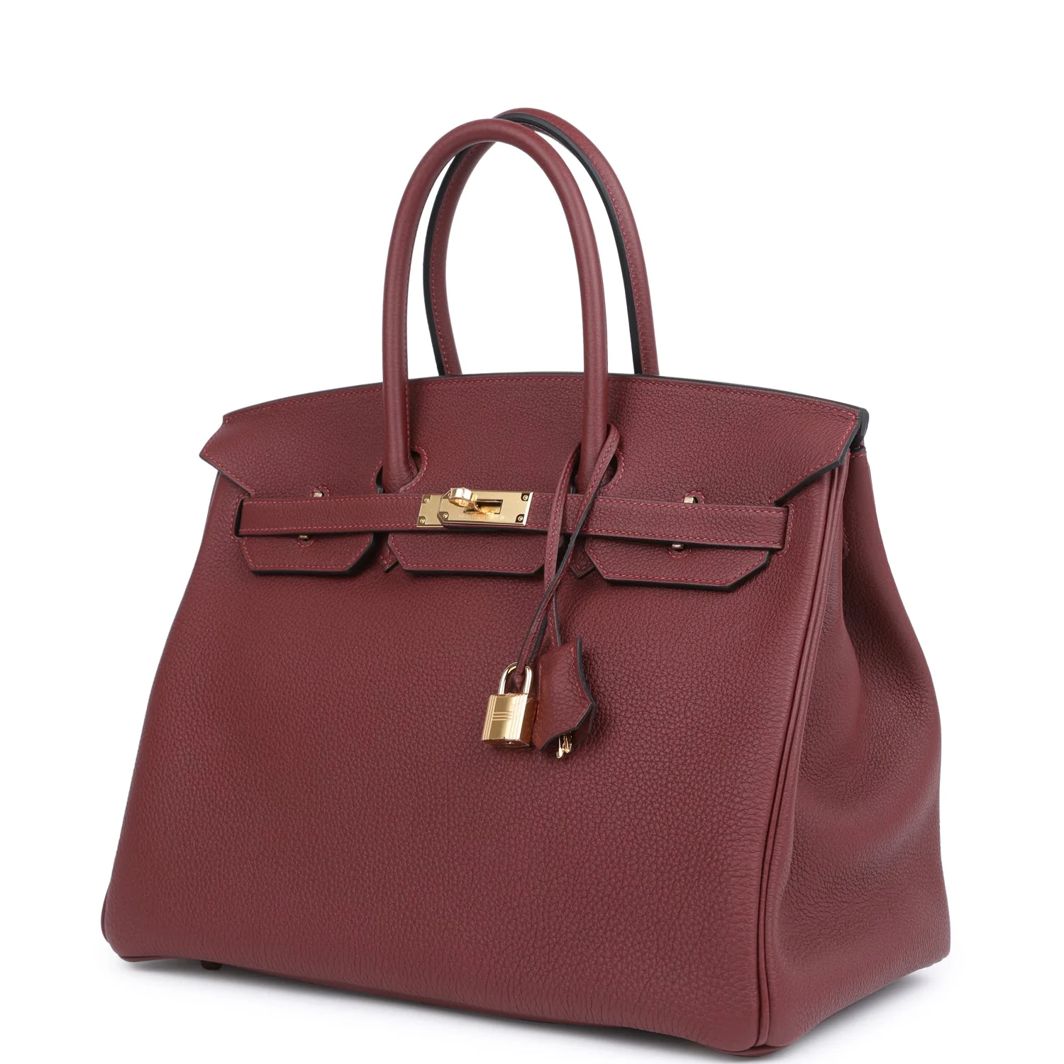 Hermes Birkin 35 Rouge H Togo Gold Hardware