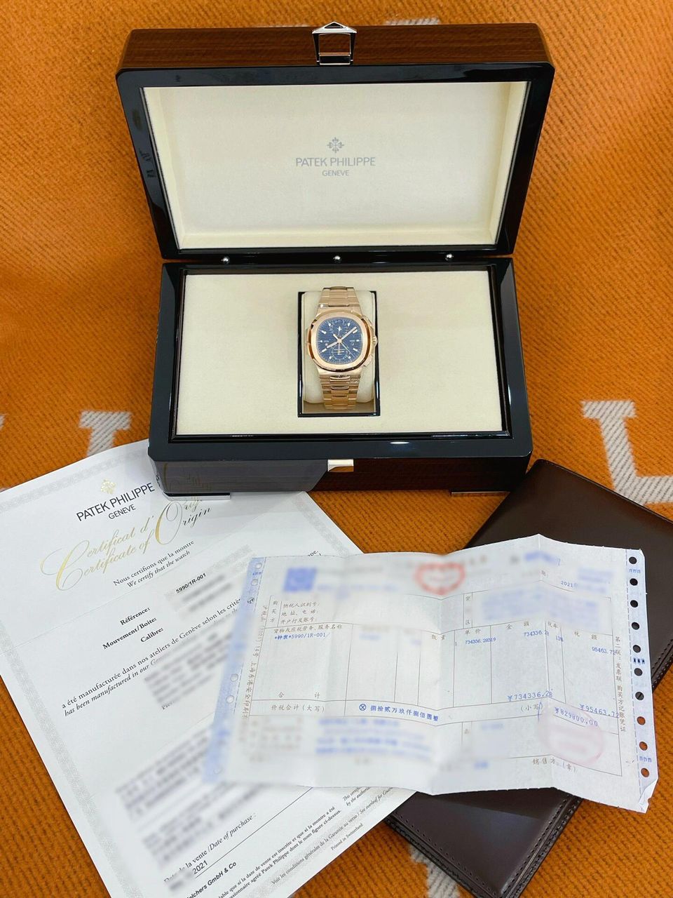 Patek Philippe Nautilus Stainless Steel Blue Dial 5990R