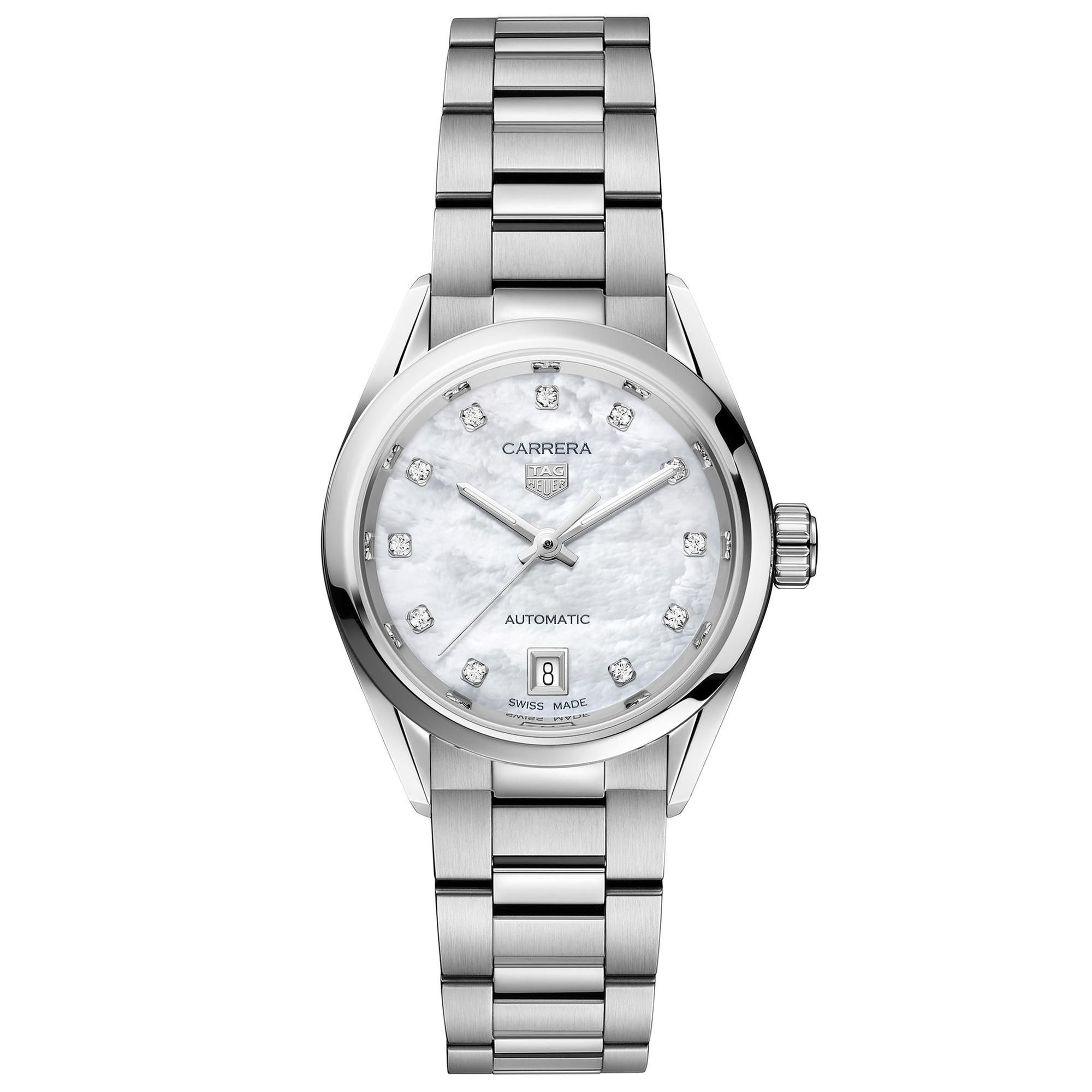【Super Clone】TAG Heuer Carrera Three-Hand 29mm Automatic Ladies Watch WBN2412.BA0621