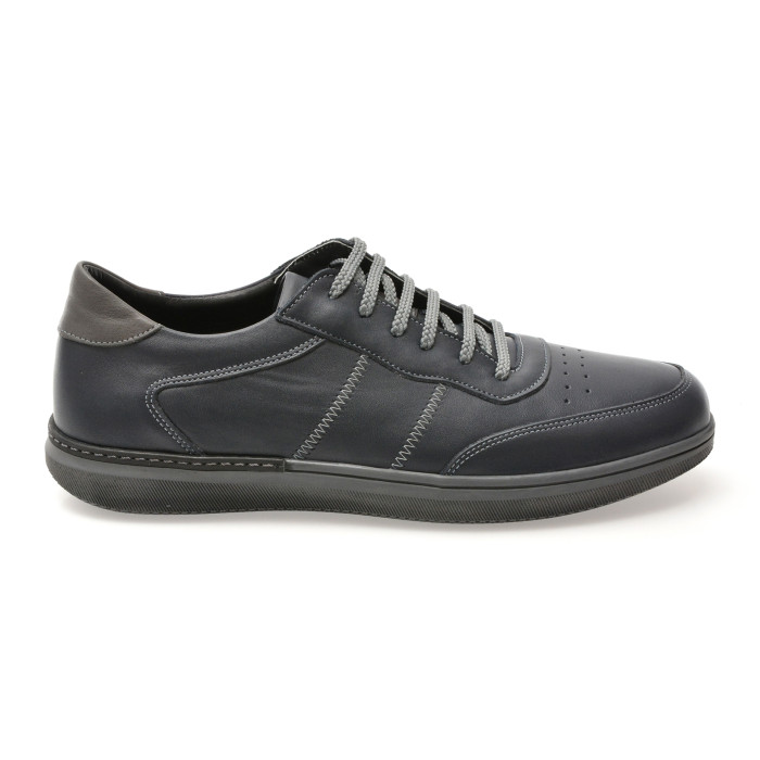 Pantofi sport BITE THE BULLET bleumarin, 3421, din piele naturala