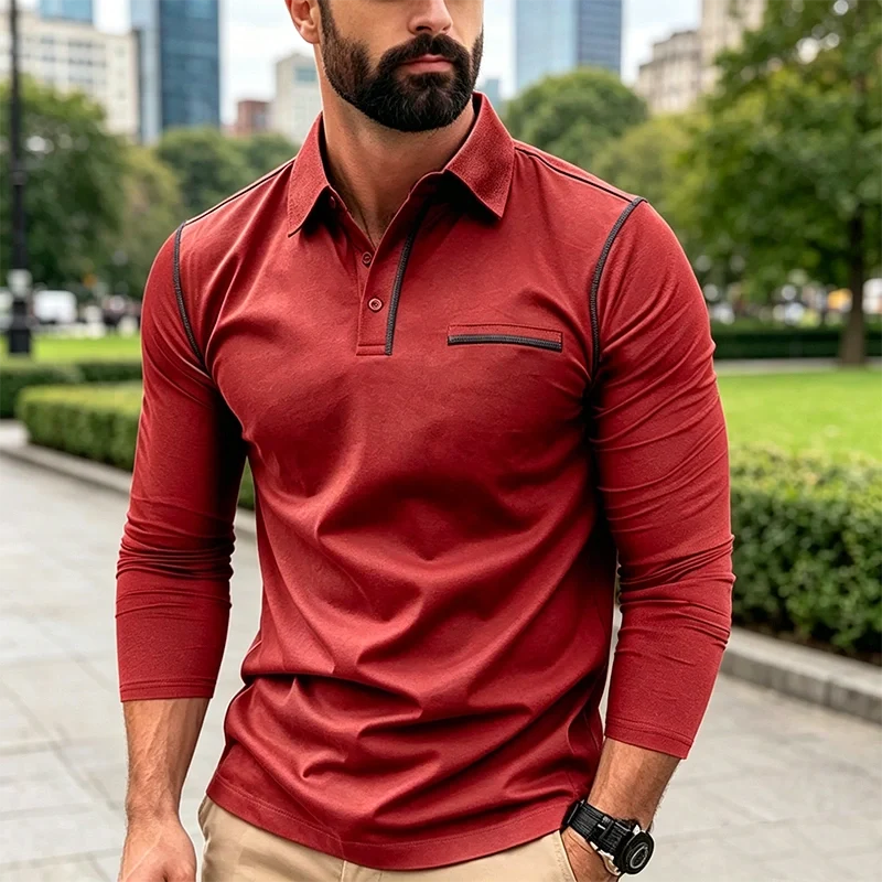 Mivanity Casual Relaxed Fit Polo Shirts