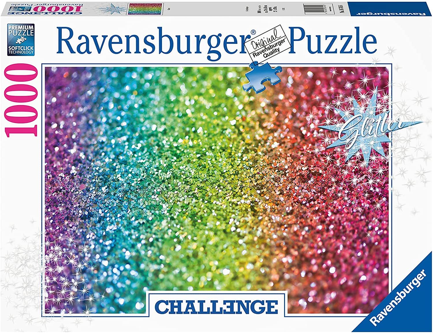 Glitter Challenge 1000 Piece Puzzle