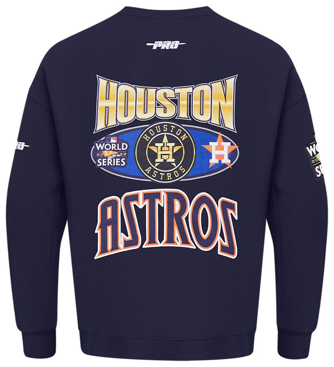 Pro Standard Astros Champs Drop Shoulder Crew